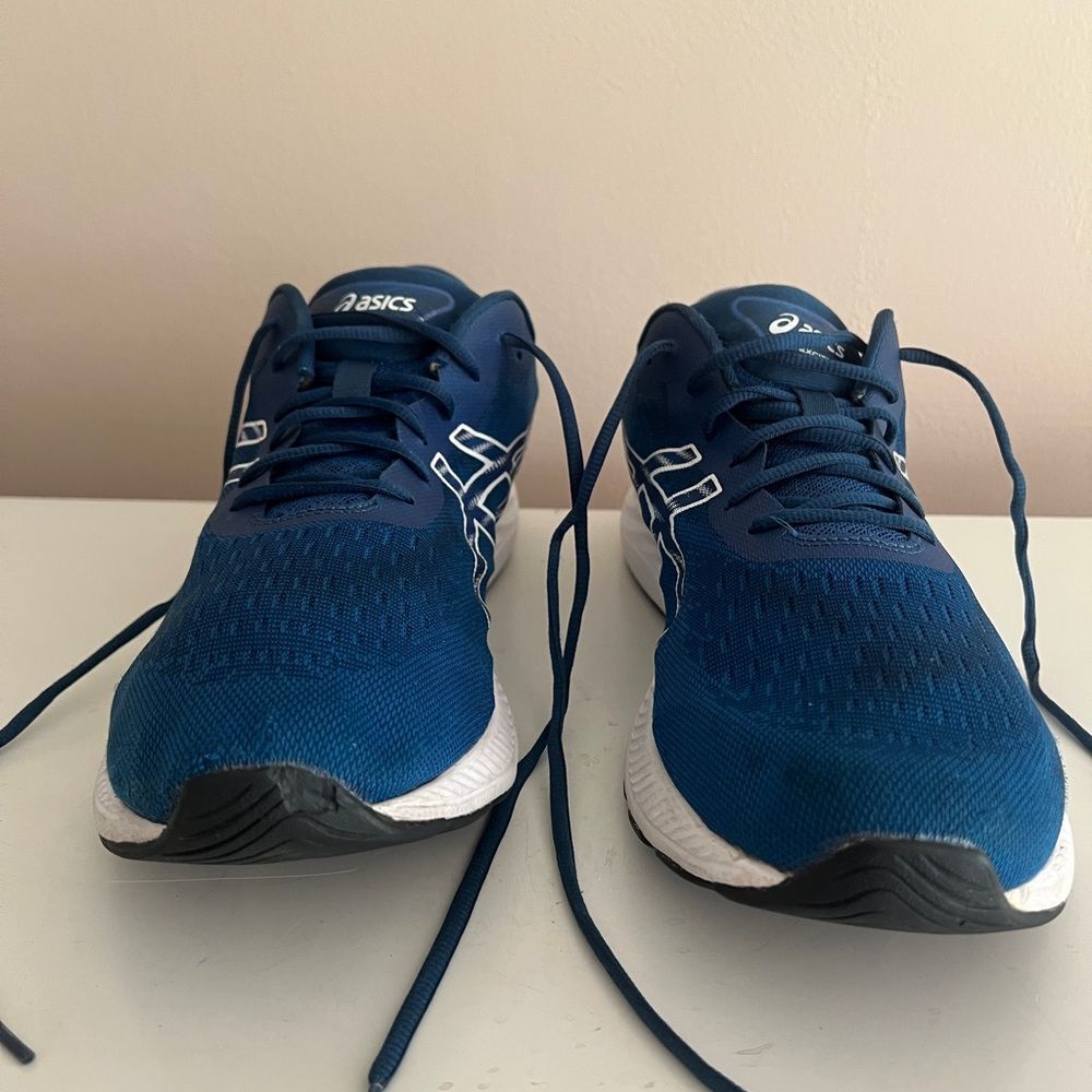 Asics Blue Running Shoes